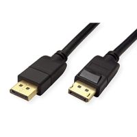 ROLINE GREEN DisplayPort-kabel, v1.4, DP M - M, zwart, 2 m - thumbnail