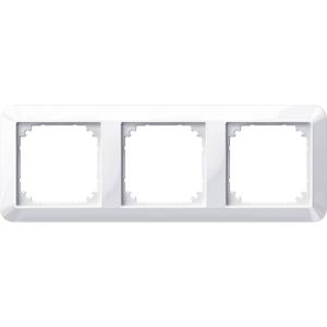 Merten 389319 Afdekking Frame 1-M, System M Polar-wit (glanzend) 1 stuk(s)