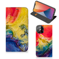 Bookcase iPhone 12 Pro Max Watercolor Dark - thumbnail