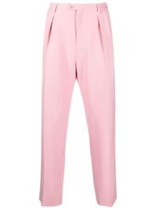 Saint Laurent pantalon de costume à coupe droite - Rose