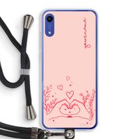 Love is in the air: Honor Play 8A Transparant Hoesje met koord Love is in the air: Honor Play 8A Transparant Hoesje met koord