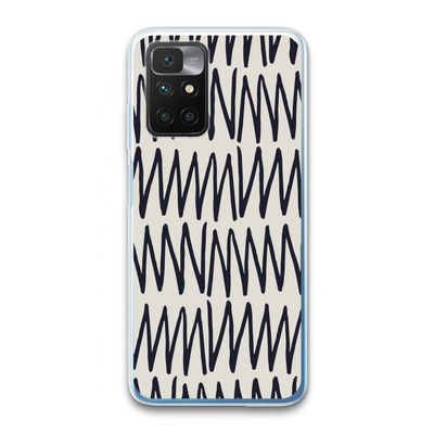 Marrakech Zigzag: Xiaomi Redmi 10 Transparant Hoesje