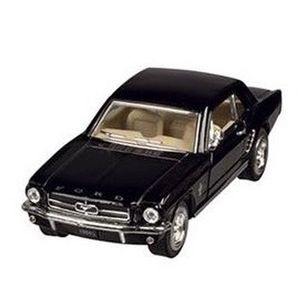 Modelauto Ford Mustang 1964 zwart 13 cm