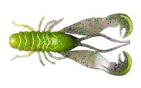 LMAB Finesse Filet Craw 7 cm 5st. Green Pumpkin/ Chartreuse