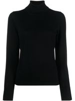 BOSS roll-neck virgin wool jumper - Noir