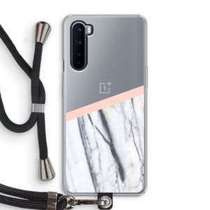 A touch of peach: OnePlus Nord Transparant Hoesje met koord