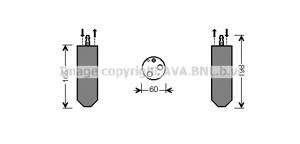 Droger, airconditioning AVA QUALITY COOLING, u.a. für Renault