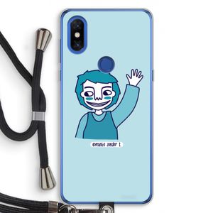 Zwaai: Xiaomi Mi Mix 3 Transparant Hoesje met koord