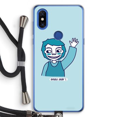 Zwaai: Xiaomi Mi Mix 3 Transparant Hoesje met koord