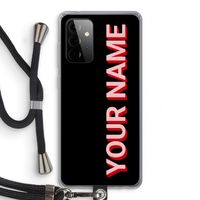 Namecase: Samsung Galaxy A72 5G Transparant Hoesje met koord
