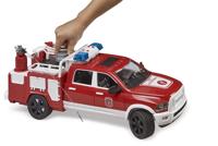 bruder RAM 2500 brandweerwagen met licht en geluid modelvoertuig - thumbnail