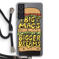 Big Macs Bigger Dreams: Samsung Galaxy S21 FE Transparant Hoesje met koord
