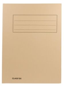 Class&apos;ex dossiermap, 3 kleppen ft 23,7 x 32 cm (voor ft A4), gems