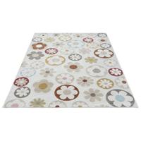 Karpet24 Mira - Stijlvol Buitentapijt met Vrolijk Bloemendesign voor Binnen & Buiten-120 x 160 cm