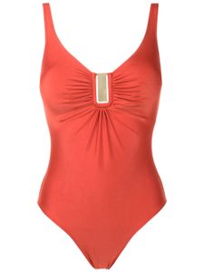 Lygia & Nanny maillot de bain Mirassol Liso à plaque logo - Orange