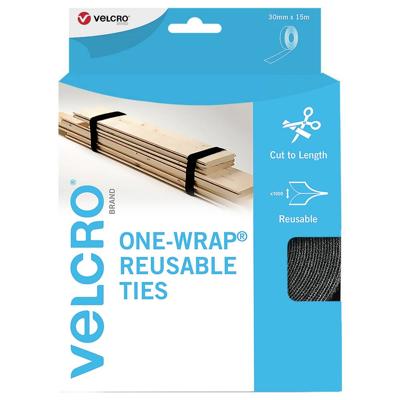 VELCRO® Klittenband Universeel Om te bundelen Haak- en lusdeel (l x b) 15 m x 3 cm Zwart 15 m
