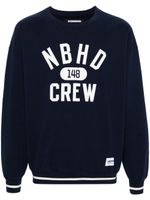 Neighborhood sweat College en coton - Bleu