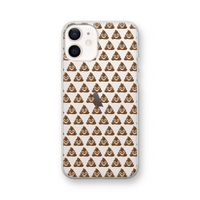 Poop emoji: iPhone 12 Transparant Hoesje