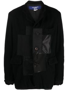 Junya Watanabe MAN blazer en laine à design patchwork - Noir