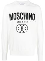 Moschino sweat à logo imprimé - Blanc - thumbnail