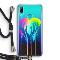 Hold My Heart: Huawei P Smart (2019) Transparant Hoesje met koord