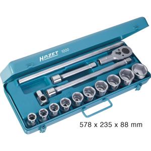 Hazet 1000 Dopsleutelset Metrisch 3/4 (20 mm) 15-delig