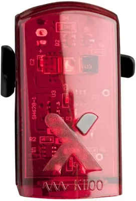 Achterlicht AXA Greenline 1 LED - USB oplaadbaar