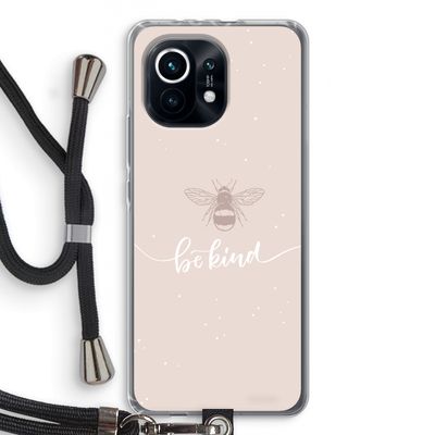 Be(e) kind: Xiaomi Mi 11 Transparant Hoesje met koord