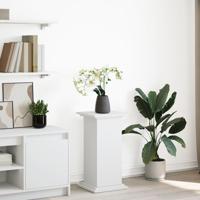 VidaXL Sokkel met opbergruimte 31x30x60 cm bewerkt hout wit