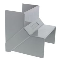 Binnenhoek kabelgoot 90x60mm grijs RAL 7030 Canalit 951507
