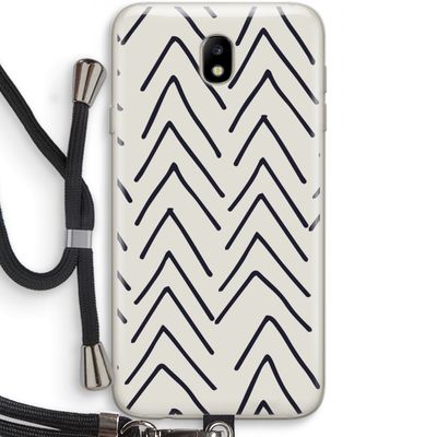 Marrakech Arrows: Samsung Galaxy J7 (2017) Transparant Hoesje met koord