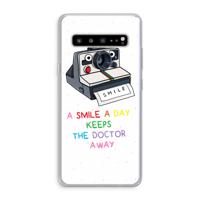 Smile: Samsung Galaxy S10 5G Transparant Hoesje