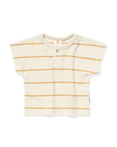 HEMA Baby T-shirt Badstof Ecru (ecru)