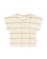 HEMA Baby T-shirt Badstof Ecru (ecru) - thumbnail