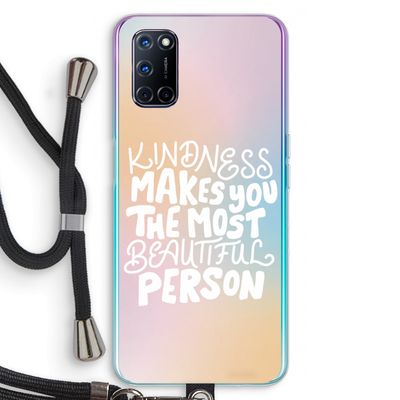 The prettiest: Oppo A72 Transparant Hoesje met koord