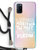 The prettiest: Oppo A72 Transparant Hoesje met koord