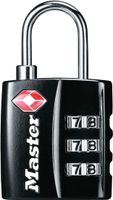 Masterlock TSA hangslot - 4680EURD - 30mm zwart - 4680EURDBLK 4680EURDBLK