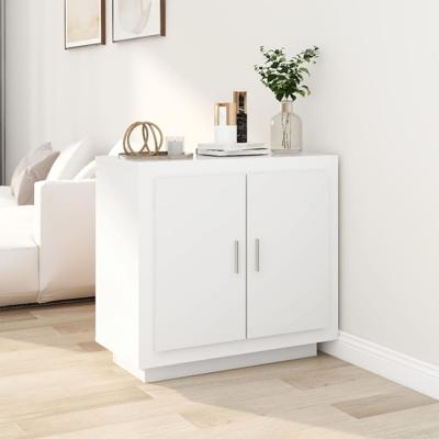 Dressoir 80x40x75 cm bewerkt hout wit