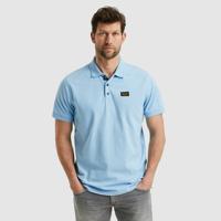 Pme Legend Short Sleeve Polo Cotton Elastan P Poloshirts 5326 - Airy Blue