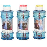 4x Disney Frozen 2 bellenblaas flesjes met bal spelletje in dop 300 ml voor kinderen - Bellenblaas - thumbnail