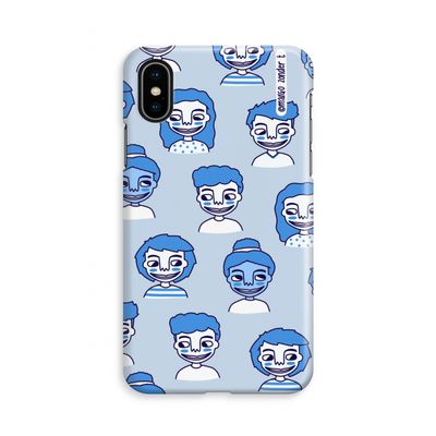 Gezichtjes: iPhone Xs Volledig Geprint Hoesje