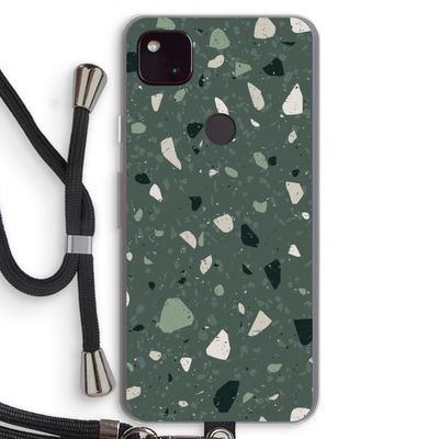Terrazzo N°19: Pixel 4a 5G Transparant Hoesje met koord