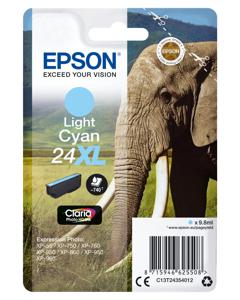 Epson Inktcartridge T2435, 24XL Origineel Lichtcyaan C13T24354012