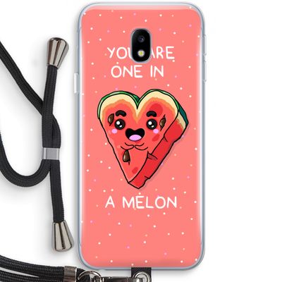 One In A Melon: Samsung Galaxy J3 (2017) Transparant Hoesje met koord