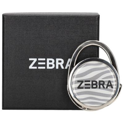 Zebra Trends Tassenhanger / Tashaak Zebra Print Wit-Grijs