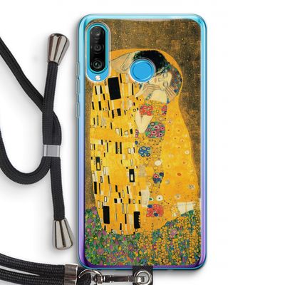 Der Kuss: Huawei P30 Lite Transparant Hoesje met koord