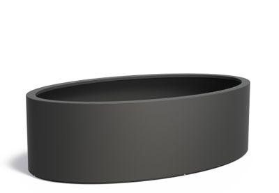 Polyester plantenbak Ellipse 200x120x60cm.