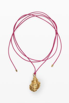 Hanger koord schelp bad goud Zalio - MATERIAL FINISHES - U