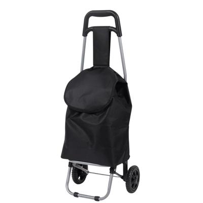 Boodschappentrolley Shopping - zwart - 35 x 28 x 87 cm - 50 liter Boodschappentrolley Shopping - zwart - 35 x 28 x 87 cm - 50 liter