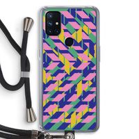 Skew Blush 1: OnePlus Nord N10 5G Transparant Hoesje met koord